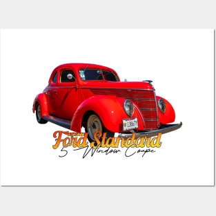 1938 Ford Standard 5 Window Coupe Posters and Art